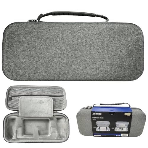 FHNUVB Travel Carrying Case Bag for PS5 Playstation Portal Carry Case Compatible with PS5 Portal Remote Player EVA Shockproof Waterproof Hard Travel Organizer Case