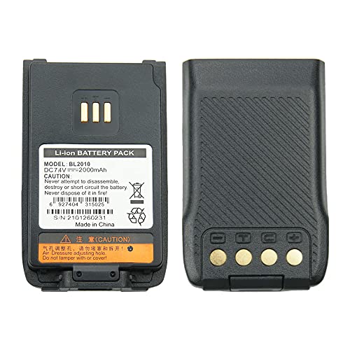 Vineyuan Hytera BL1504(Thin) BL2020(Thick) BL2010(Thick) Battery for Hytera PD500 PD530 PD560 PD600 PD680 TD500 TD560 Two Way Radios Replacement Battery