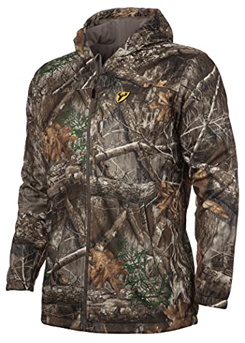 SCENTBLOCKER Scent Blocker Shield Series Wooltex Hooded Parka for Men, Camo Hunting Jacket (RT Edge, Large)