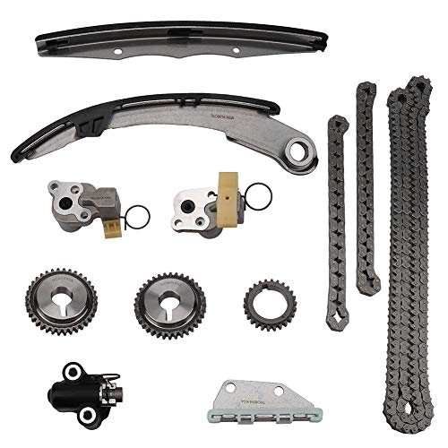 MAYASAF Engine Timing Chain Kit for NISSAN 2005-15 Xterra/2005-15 Frontier/2005-12 Pathfinder, 2012-15 NV1500/NV2500/NV3500, 2009-12 Suzuki Equator, 4.0L V6 Engine Only