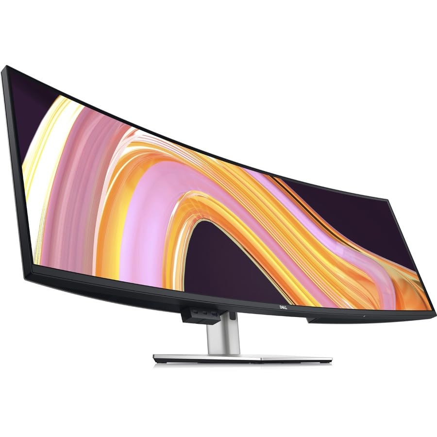 Dell UltraSharp U4924DW 49' Dual Quad HD (DQHD) Curved Screen Edge WLED LCD Monitor - 32:9,Black