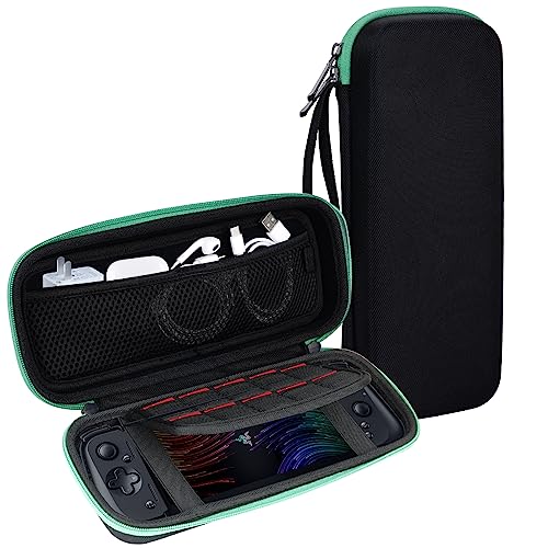 ZHUOVERCI Carry Case for Razer Edge 5G/Wi-Fi, Protective Hard Portable Travel Carrying Case Shell Pouch with Pockets for Accessories and Games for Razer Edge 6.8'' 2022, Black