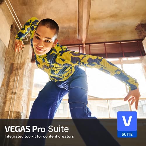 VEGAS Pro Suite 21 - Integrated video and audio editing tools for content creators | video editing software | video cutting software | video editor | 1 license [PC Online code]