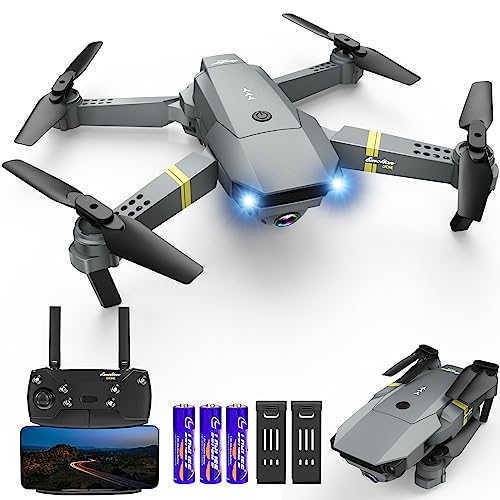 INPORSA Drone with Camera for Kids Adults, 2023 Mini Drone with 1080P HD Camera, Upgrade Altitude Hold, Gestures Selfie, Waypoint Fly, 3D Flip, One Key Start, 3 Speed Mode, 2 Batteries