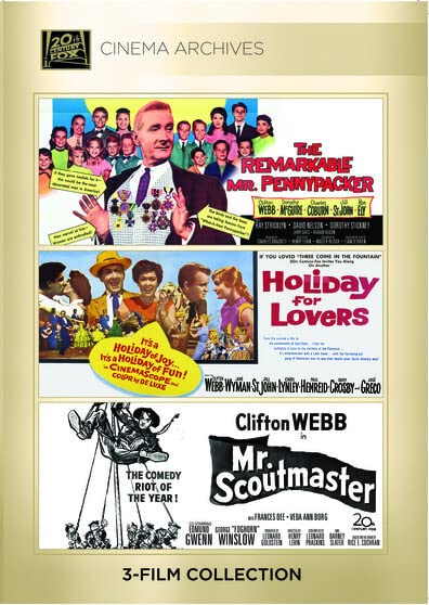 Remarkable Mr. Pennypacker 1959; Holiday For Lovers 1959; Mr. Scoutmaster 1953