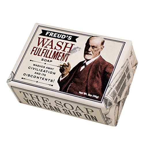 The Unemployed Philosophers Guild Freud Wash Fulfillment Soap - Made in The USA, 2oz (56g) Travel Size Guest Bar