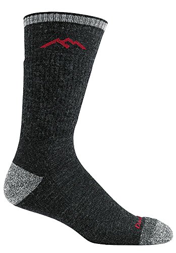 Darn Tough 1403 Men's Merino Wool Boot Sock Cushion, Black, Large (10-12)
