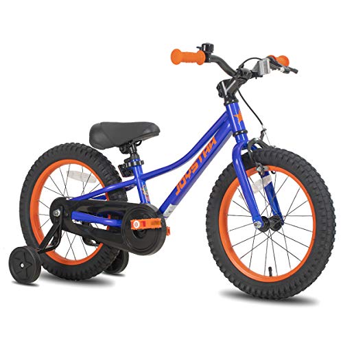 JOYSTAR 20 Inch Boys Bike with Training Wheels for 7 8 9 10 Years Old Children 20' Kids Mountain Bikes for Early Rider Kids' Bicycles Blue