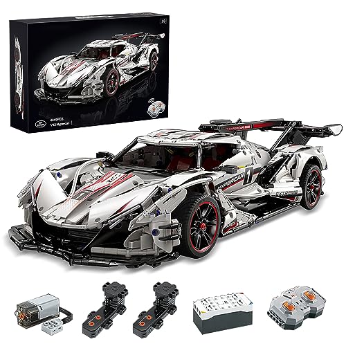 MISINI Apollo IE Super Car Building Kit,4449/pcs MOC Building Blocks for Adults and Teens,1:8 RC Model Sports Car Sets, C61053W Technology Bricks