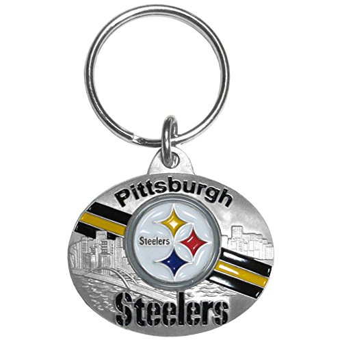 Siskiyou NFL Pittsburgh Steelers Key Chain, Black