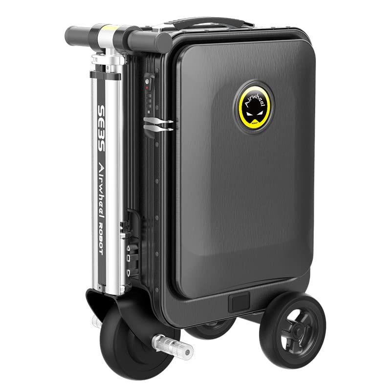 Airwheel SE3S Smart Rideable Suitcase Electric Luggage Scooter For Travel (black)