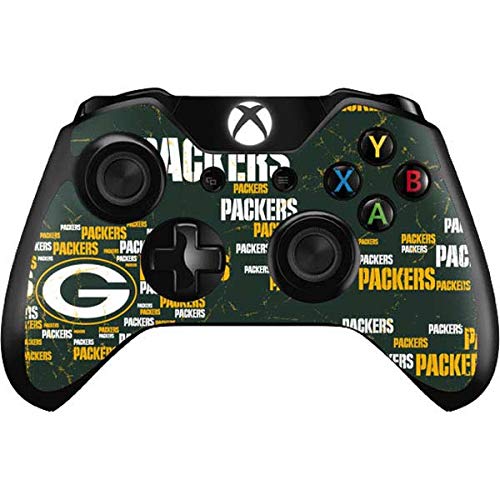 Skinit Decal Gaming Skin Compatible with Xbox One Controller - Officially Licensed NFL Green Bay Packers Blast Design