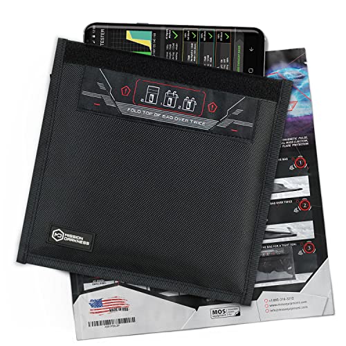 Mission Darkness Non-Window Faraday Bag for Phones // Device Shielding Law Enforcement & Military, Executive Privacy, Travel Data Security, Anti-Hacking Anti-Tracking Anti-Spying Assurance
