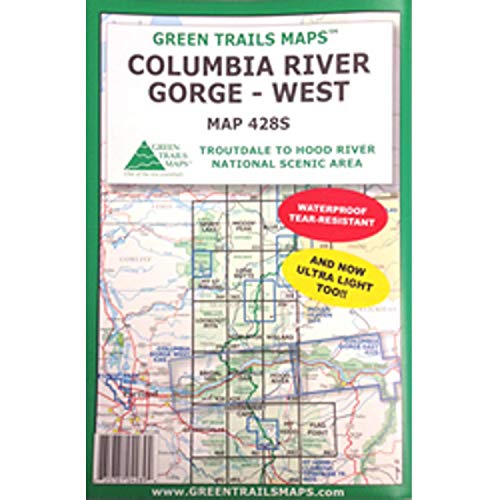 Columbia River Gorge West, OR No. 428S (Green Trails Maps)