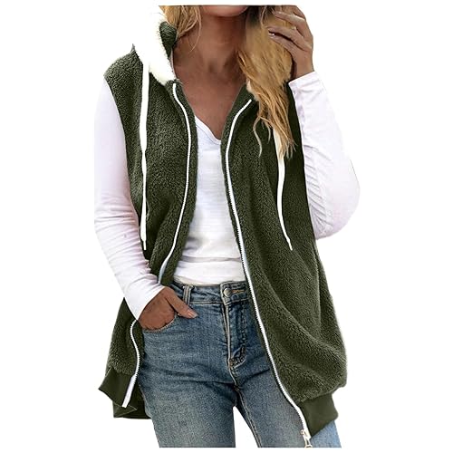 Prime Deal of The Day Today Only Fleece Jacket Womens Plus Size Loose Fuzzy Jacket Colorblock Plush Zip Up Hoodies Casual Faux Fur Jacket Outerwear