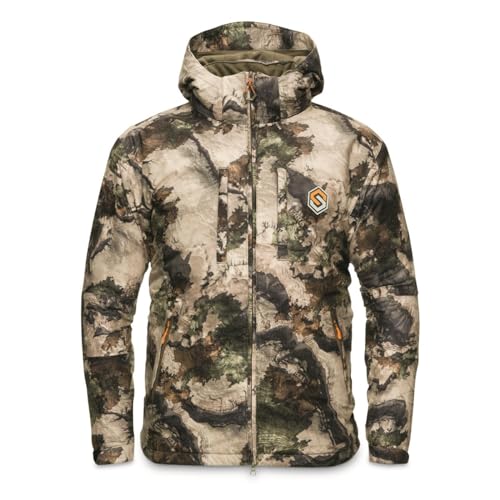 ScentLok Morphic V2 3-in-1 Waterproof Camo Hunting Jacket With Removable Vest - Mossy Oak Terra Gila (US, Alpha, Large, Regular, Regular, Mossy Oak Terra Gila)