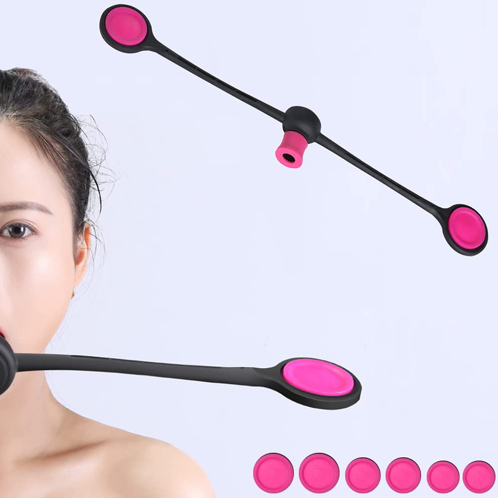 Jawline Exerciser for Men & Women, Face Exerciser, Facial Yoga for Skin Tighten Firm, Double Chin Breathing Exercise Device Jaw Face Slimmer for Beginner, Intermediate & Advance Users– Slims &Tones the Face