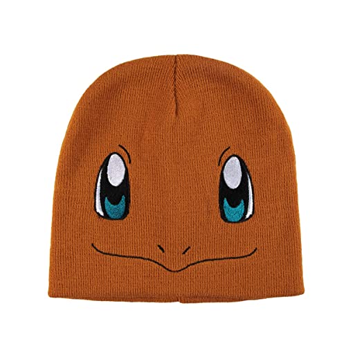 Bioworld Pokemon Charmander Embroidered Beanie Cap Hat One Size Licensed New Orange