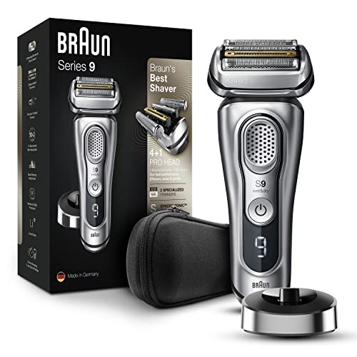 Braun Series 9 9330s Rechargeable Wet & Dry Men's Electric Shaver, Battery Powered