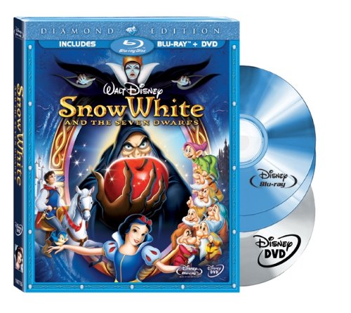 Snow White and the Seven Dwarfs (Three-Disc Diamond Edition Blu-ray/DVD Combo + BD Live w/ Blu-ray packaging)