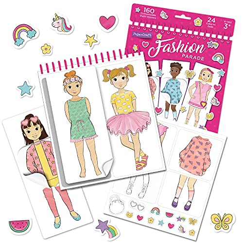 Educational Insights PaperCraft Fashion Parade, Paper Dolls, Fashion Boutique Toy, Ages 3+