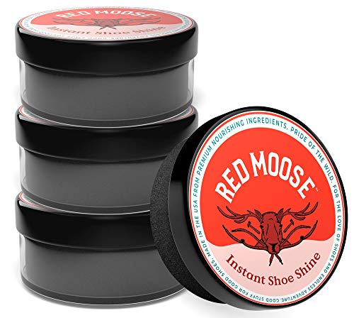 Instant Shoe Shine Sponge - 3pk Shoe Shine Sponges for Leather Shoes and Boots – Red Moose