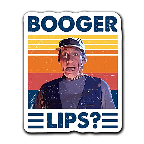 Ernest Scared Stupid Booger Lips Retro Art Sticker 2'