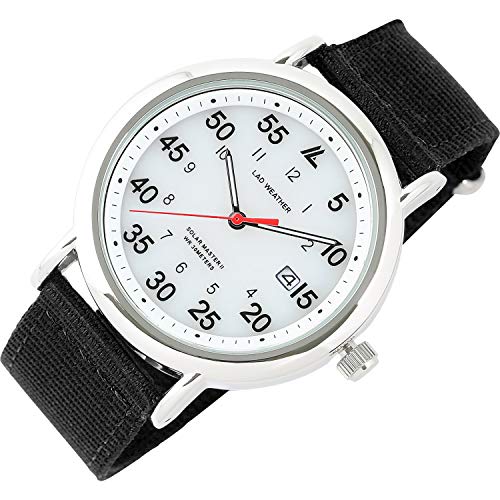 LAD WEATHER Solar Powered Watch Military Watch