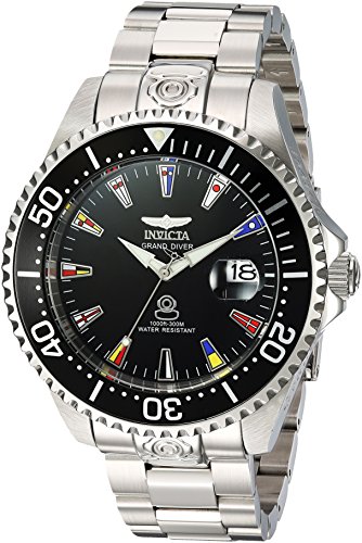 Invicta Men's 21323 Pro Diver Analog Display Automatic Self Wind Silver Watch