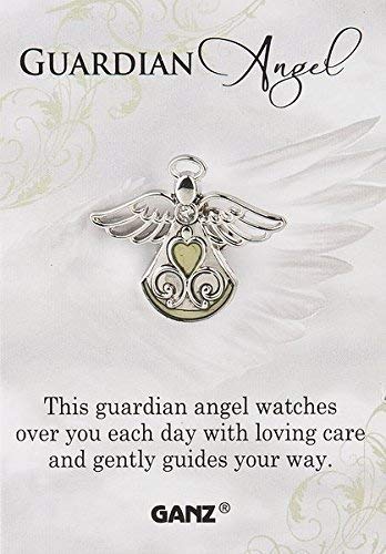 Ganz Pin - Guardian Angel 'This guardian angel watches over you each day with loving care and gently guides your way.'