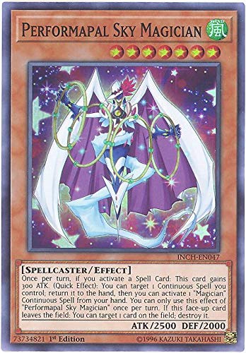 Yu-Gi-Oh! - Performapal Sky Magician - INCH-EN047 - Super Rare - 1st Edition - Infinity Chasers