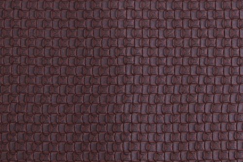 Wintop Faux Leather Placemat, 13'X18', Set of 6, Chocolate