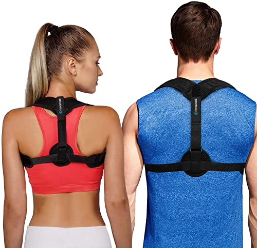 Posture Corrector for Women & Men - Upper Back Brace for Clavicle Support, Providing Pain Relief from Neck, Back & Shoulder