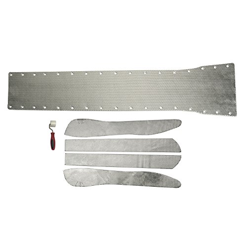 Design Engineering 050532 Corvette C6 Transmission Tunnel Plate & Side Thermal Shield Complete Kit