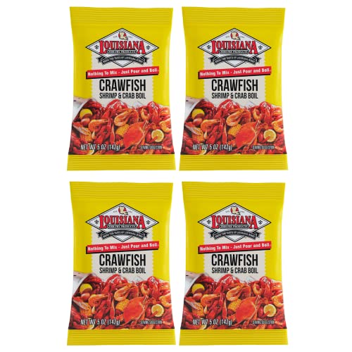 Louisiana Boil Crwfsh Crab Shrimp, 5 Oz (Pack of 4)