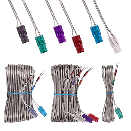6 PCS Speaker Wires Cable for Sony Speaker DAV-HDX265 DAV-HDX266 DAV-HDX274 DAV-HDX285 DAV-HDX465 DAV-HDX500 DAV-HDX665 DAV-HDX685 DAV-HDX686W DAV-HDX900W DAV-HDZ235 HCD-HDX275 Home Theater Soundbar