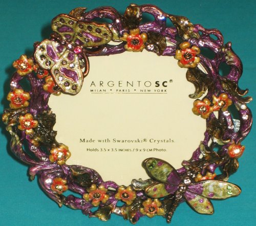 Swarovski Argento SC Crystal Picture Frame 3x3 A