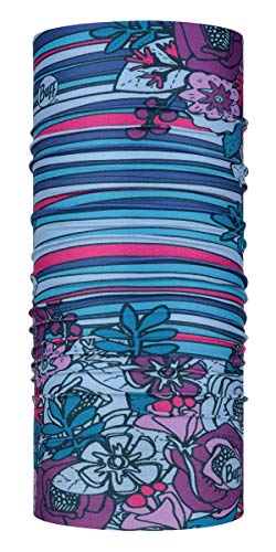BUFF Junior CoolNet Insect Shield, Multifuncational Neckwear, Insect Protection, Worn 12+ Ways, Tianna Blue, One Size