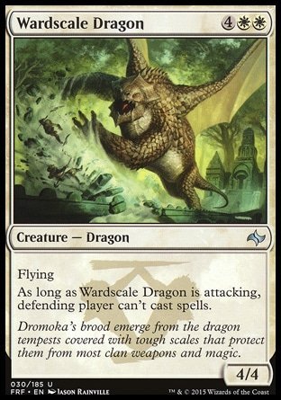 Magic The Gathering - Wardscale Dragon (030/185) - Fate Reforged