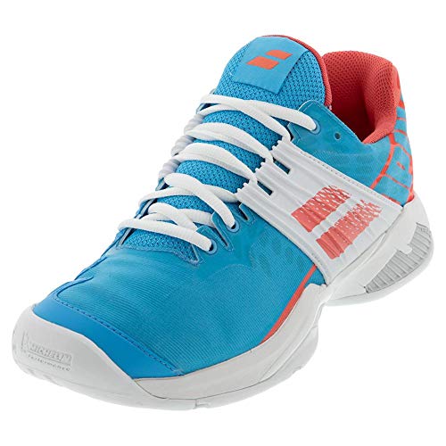 Babolat Propulse Fury All Court Womens Tennis Shoe - Sky Blue/Pink
