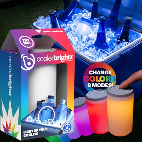 Brightz CoolerBrightz LED Cooler Light Ice Chest Light Cool Camping Gifts Mens Camping Gifts for Orca Coleman Yeti Cooler Accessories Tailgate Essentials Cool Camping Gadgets 2023 Tailgating Gift