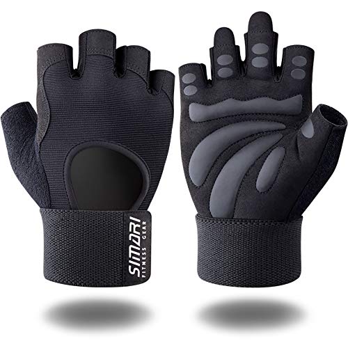 SIMARI Workout Gloves Men Women Weight Lifting Gym Exercise Cycling Full Palm Protection Breathable Gloves