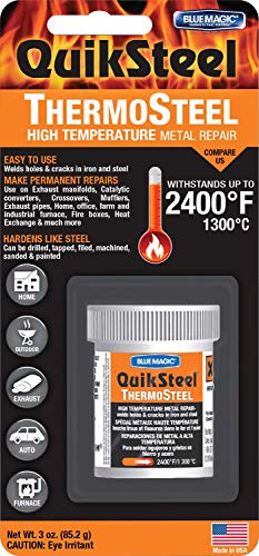 Blue Magic 18003TRI ThermoSteel High-Temp Metal Repair - 3 oz.