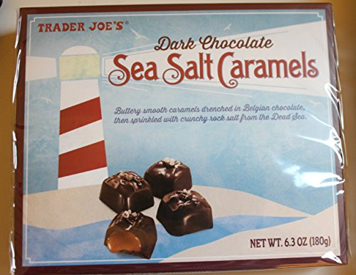 Trader Joe's Dark Chocolate Sea Salt Caramels,0.5 POUNDS