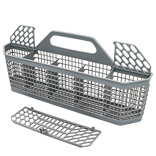 WD28X10128 Dishwasher Silverware Utensil Basket (18.89'x3.18'x8.4') Compatible With General Electric(GE) Replace Number AP3772889, 1088673, AH959351