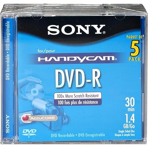 Sony 8cm DVD-R with Hangtab 5 Pack - 5DMR30R1H