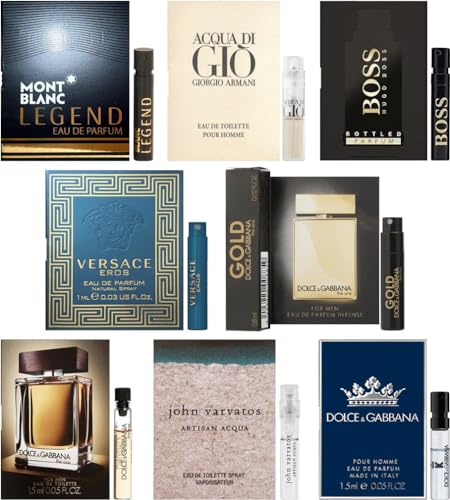 Men's Designer Fragrance Sampler (8 count)