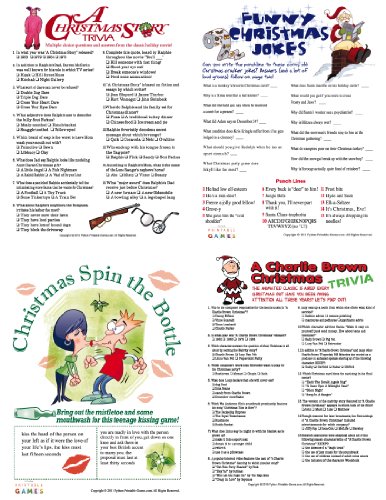 Printable Christmas Party Games Pack [Download]