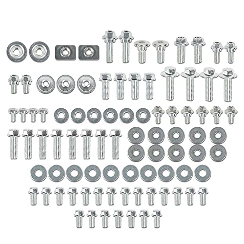 CNNELL Bodywork Bolt Kit Compatible with Kawasaki Kx60 Kx65 Kx80 Kx85 Kx125 Kx250 Kx500