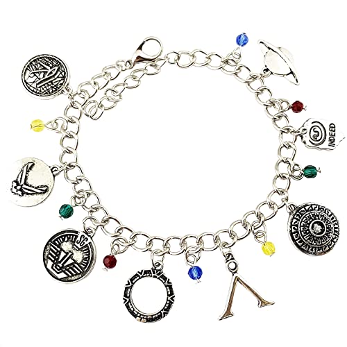 AYJBDGR Universe of Fandoms TV Movies Show Stargate SG-1 Charm Bracelet Gifts for Women,